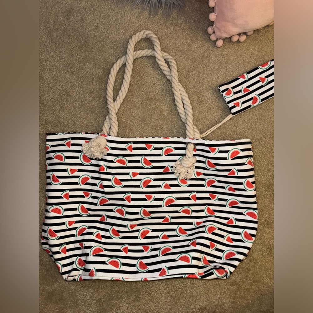 Super cute watermelon tote bag